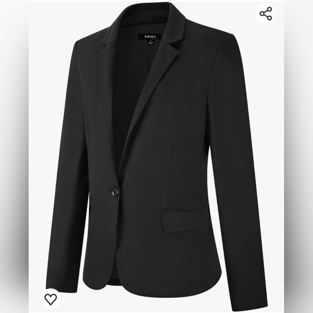Tapata Women's Work Office Blazer Jackets Business Open Front Casual Long Sleeve
